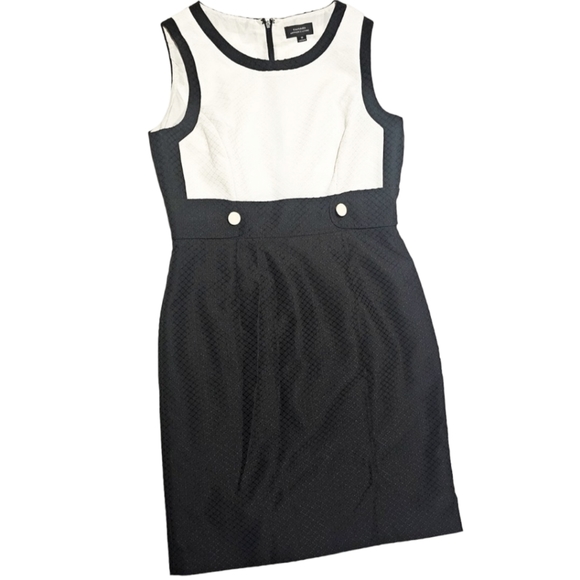 Tahari Dresses & Skirts - Tahari Arthur S Levine Collection color block textured career dress size 10
